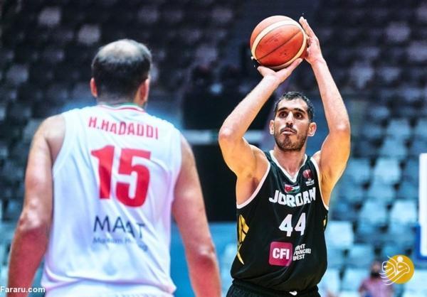تمجید ملی پوش بسکتبال اردن از حامدحدادی