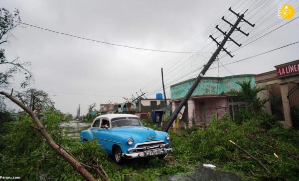طوفان کوبا را در تاریکی فرو برد